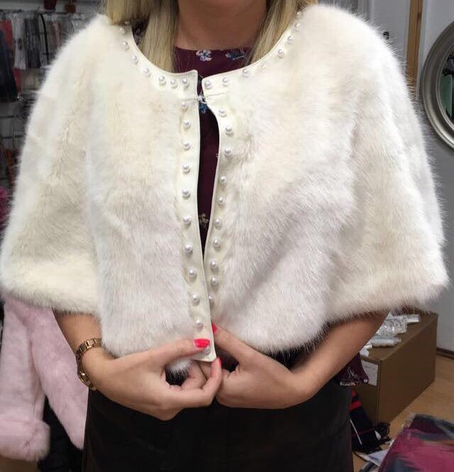 Faux fur Cape