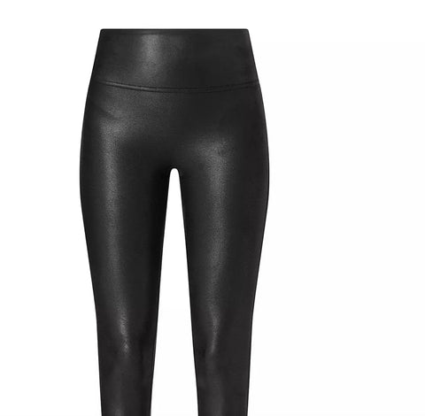 Faux leather leggings