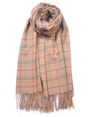 Clean Check Pattern Premium Winter Scarf